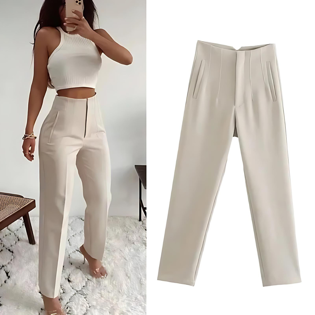 High Waist Pencil Pants