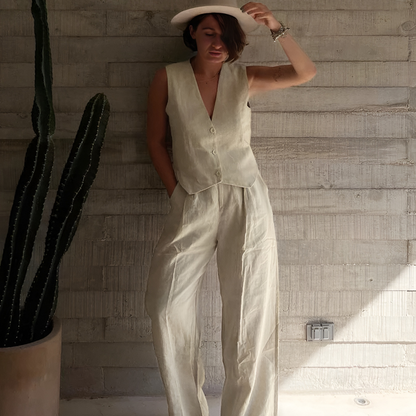 Summer Linen Two Piece