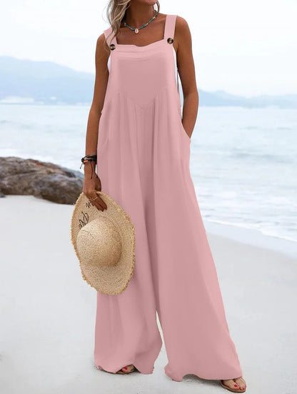 Ethnic Style Fashion Wide Leg Jumpsuit