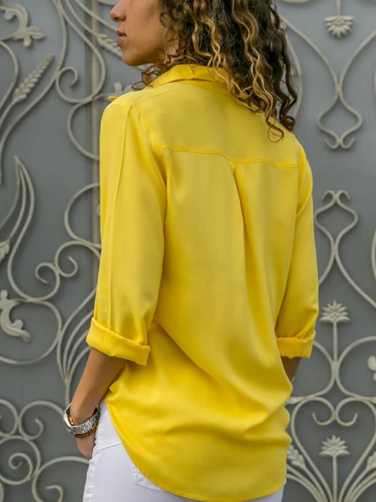 Blusa de chiffon