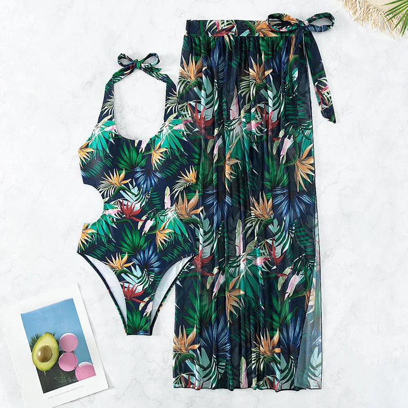 Forest Swim Suit Set