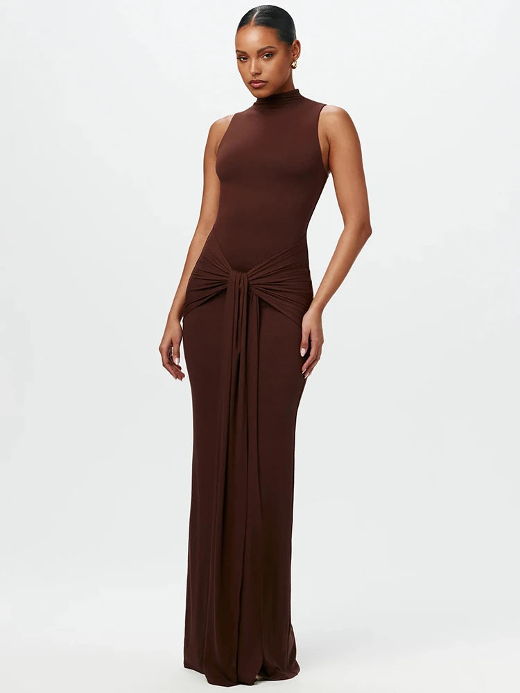 Eclipse Elegance: Sheath Tank Dress