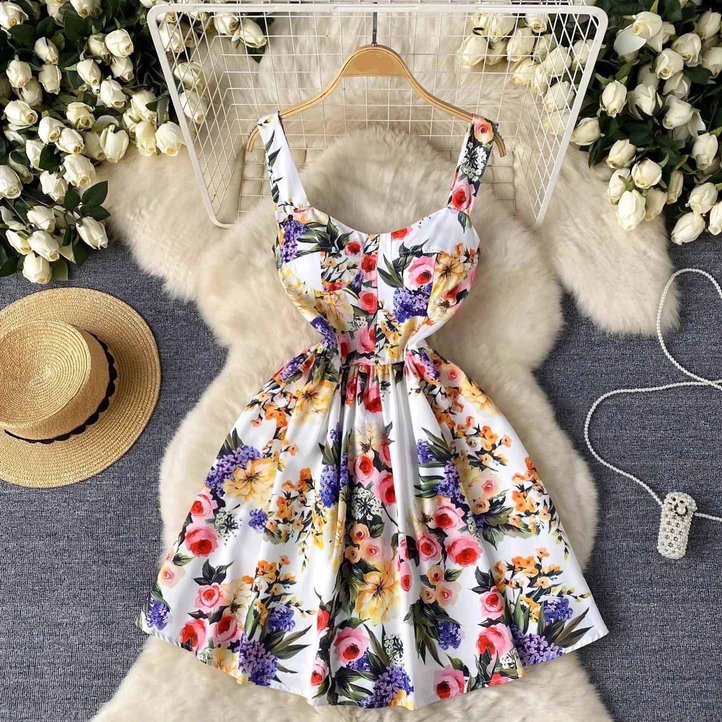 Enchanting Floral Mini Dress