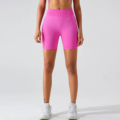 Pantalones Cortos de Yoga Sin Costuras FlexSculpt