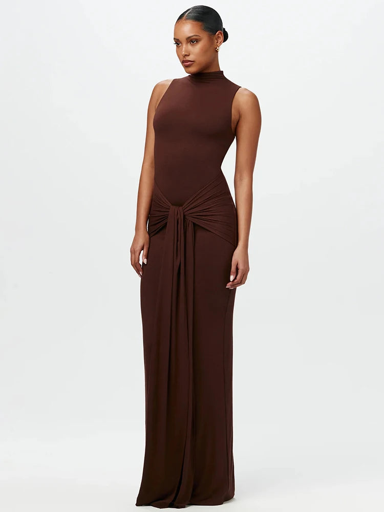 Eclipse Elegance: Sheath Tank Dress