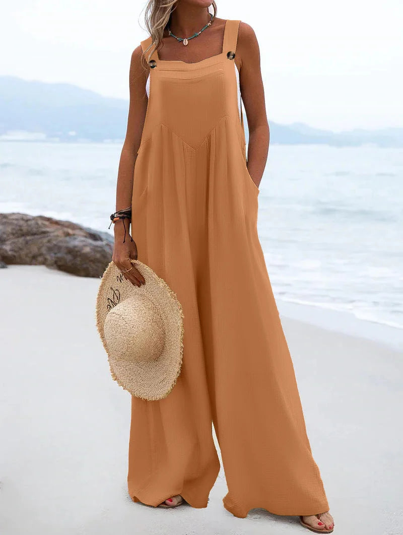 Ethnic Style Fashion Wide Leg Jumpsuit