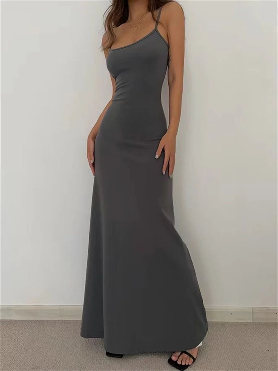 Vestido ajustado sin mangas