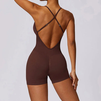 ZenFlex Seamless Gym Jumpsuit