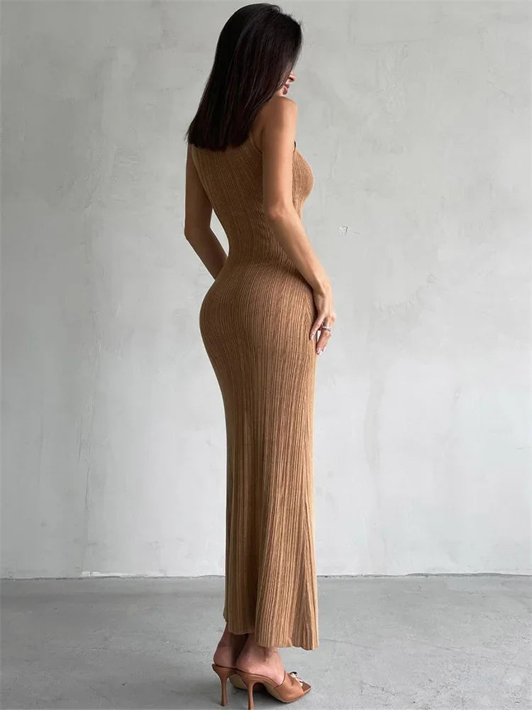 Turtleneck Long Dress