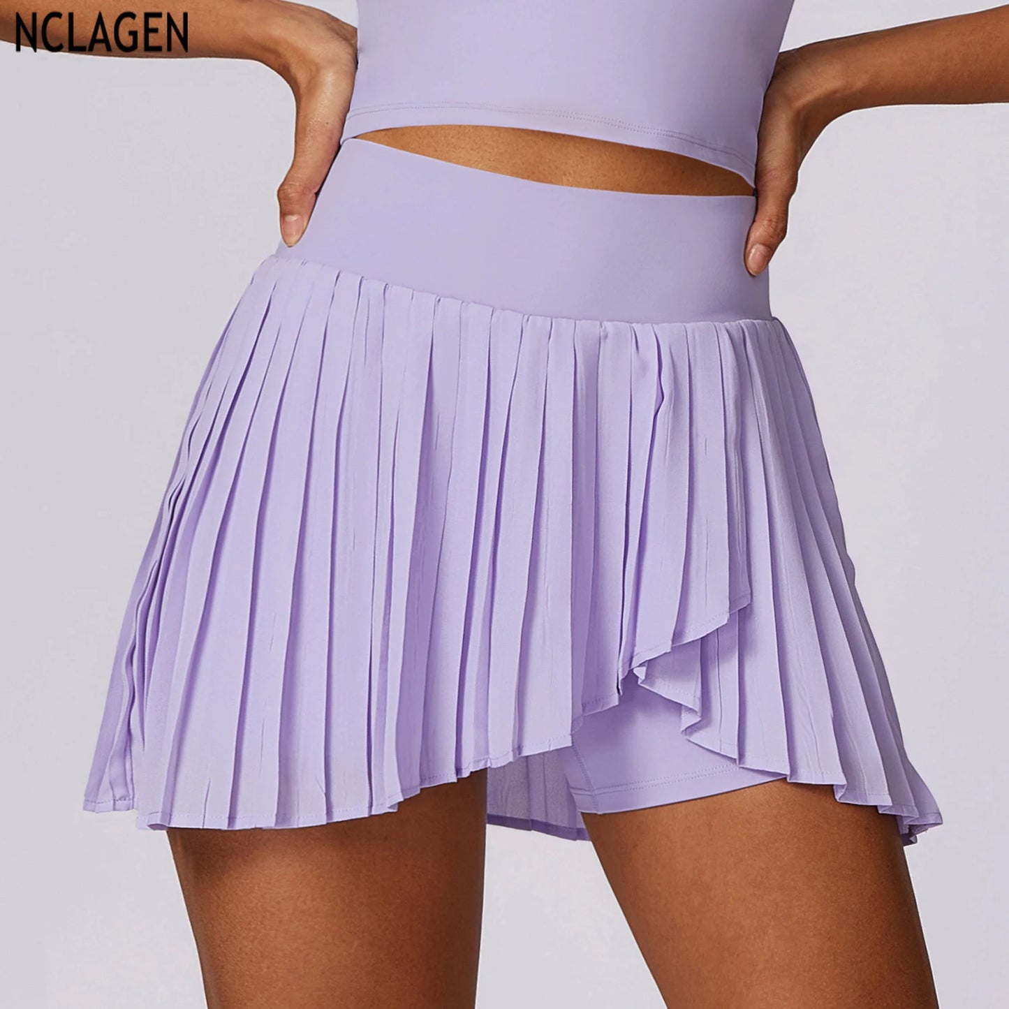 AceFlex Pleated Sports Skirt with Pocket