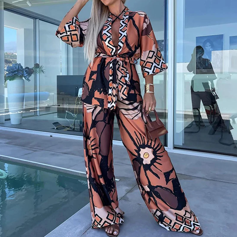 Relaxed Chic Vacation Two-Piece Ensemble