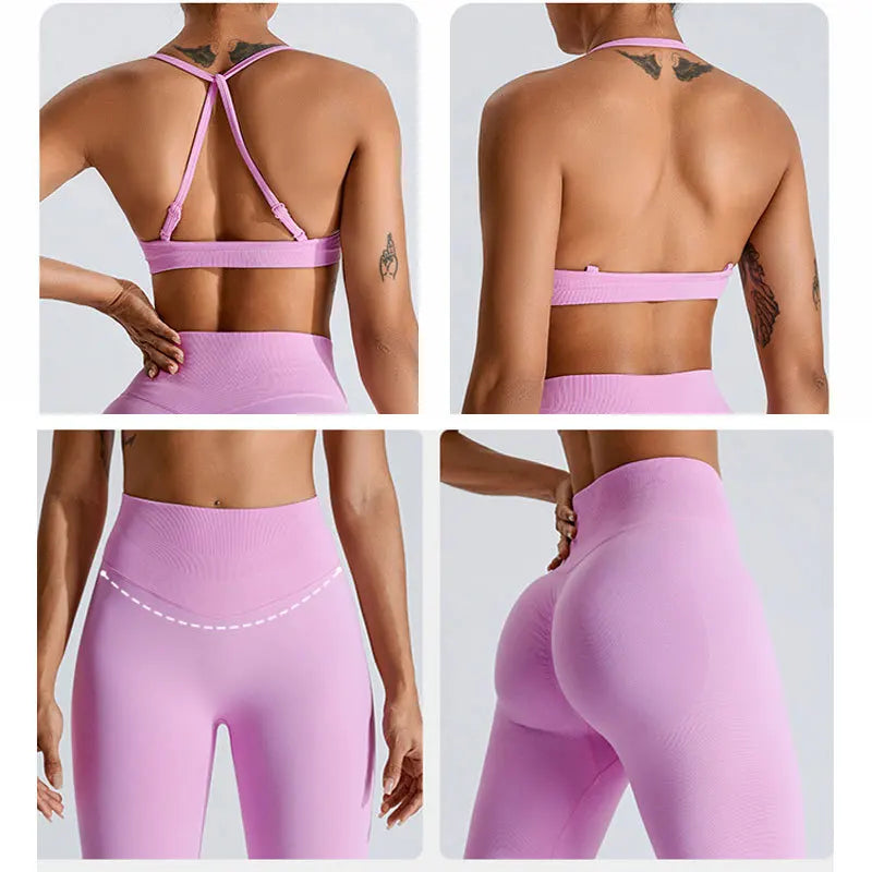 Conjunto de Yoga Sin Costuras SculptFit