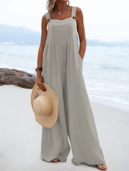 Ethnic Style Fashion Wide Leg Jumpsuit